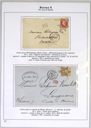 1849-1900, Importante collection d'oblitérations de