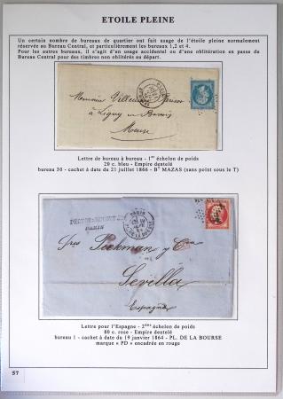1849-1900, Importante collection d'oblitérations de
