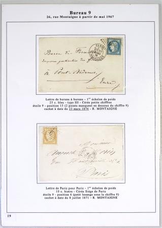 1849-1900, Importante collection d'oblitérations de