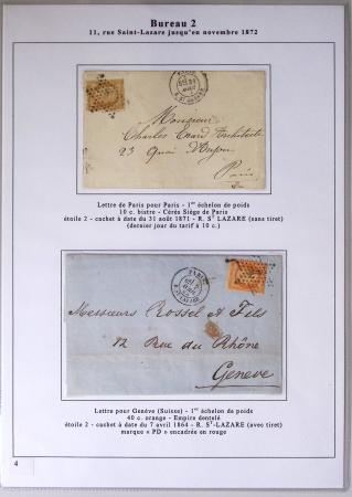 1849-1900, Importante collection d'oblitérations de
