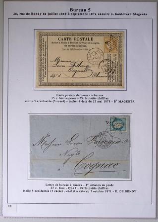 1849-1900, Importante collection d'oblitérations de