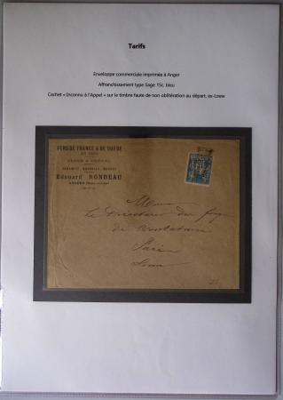 1849-1900, Importante collection d'oblitérations de