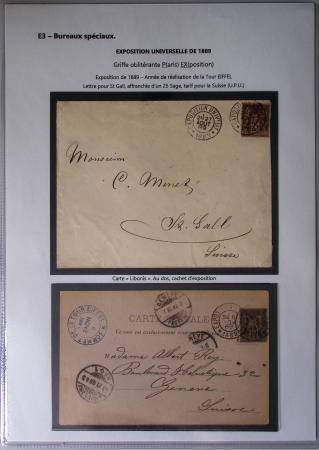 1849-1900, Importante collection d'oblitérations de