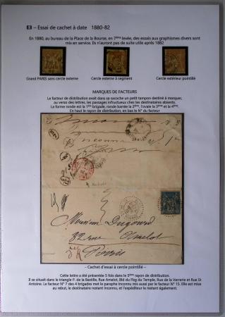 1849-1900, Importante collection d'oblitérations de