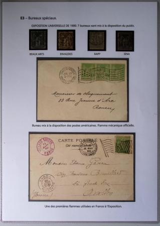 1849-1900, Importante collection d'oblitérations de