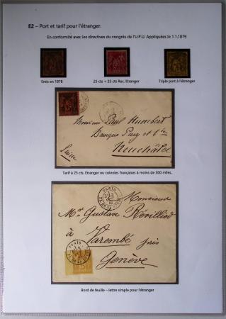 1849-1900, Importante collection d'oblitérations de