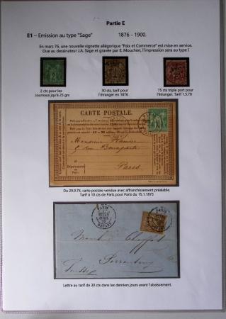 1849-1900, Importante collection d'oblitérations de