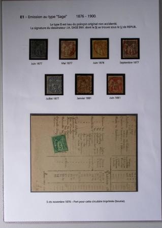 1849-1900, Importante collection d'oblitérations de