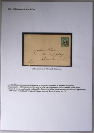 1849-1900, Importante collection d'oblitérations de
