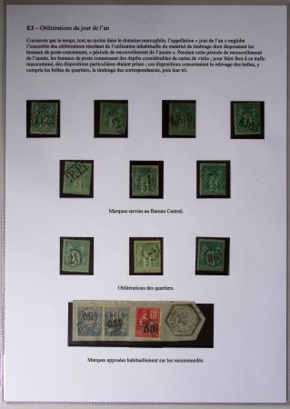 1849-1900, Importante collection d'oblitérations de