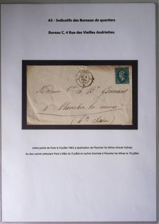 1849-1900, Importante collection d'oblitérations de