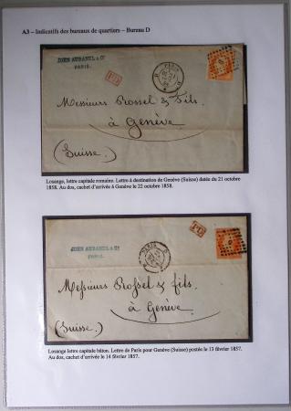1849-1900, Importante collection d'oblitérations de