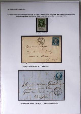 1849-1900, Importante collection d'oblitérations de