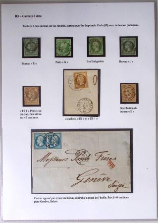 1849-1900, Importante collection d'oblitérations de