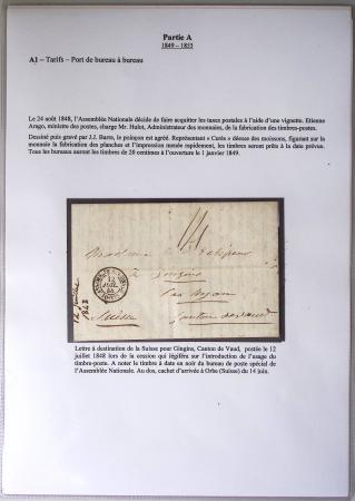 1849-1900, Importante collection d'oblitérations de