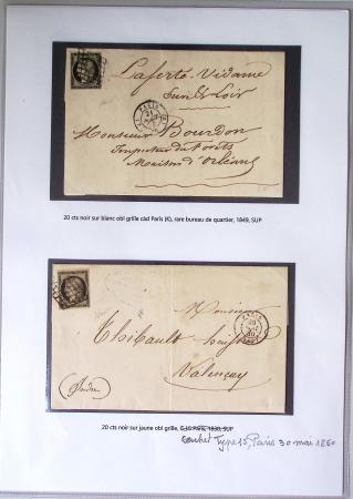 1849-1900, Importante collection d'oblitérations de