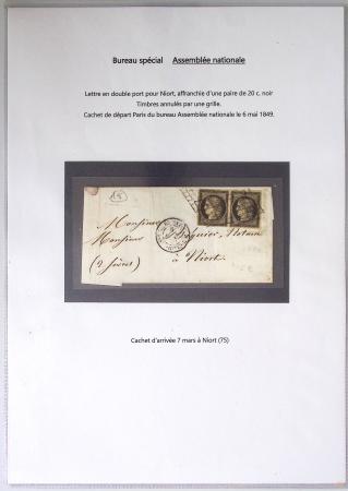 1849-1900, Importante collection d'oblitérations de