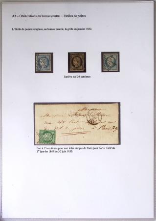 1849-1900, Importante collection d'oblitérations de