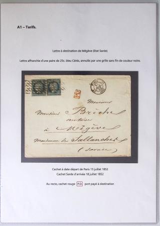1849-1900, Importante collection d'oblitérations de