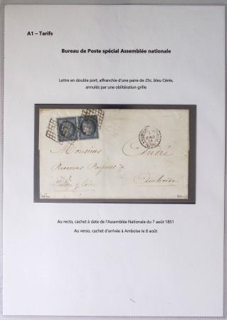 1849-1900, Importante collection d'oblitérations de