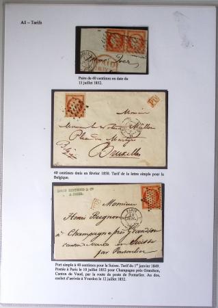 1849-1900, Importante collection d'oblitérations de