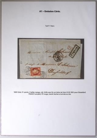 1849-1900, Importante collection d'oblitérations de