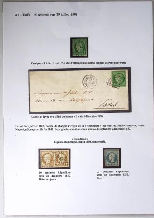 1849-1900, Importante collection d'oblitérations de