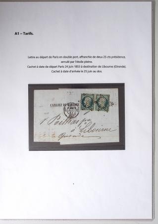 1849-1900, Importante collection d'oblitérations de