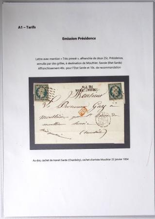 1849-1900, Importante collection d'oblitérations de