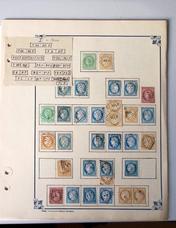 1849-1874, Lot de classiques de France, orienté sur