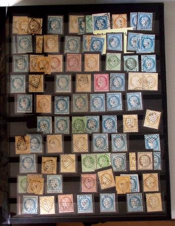1849-1874, Lot de classiques de France, orienté sur
