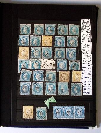 1849-1874, Lot de classiques de France, orienté sur