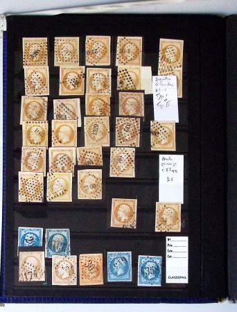 1849-1874, Lot de classiques de France, orienté sur
