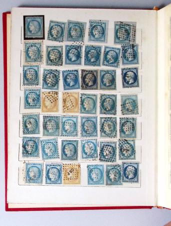 1849-1874, Lot de classiques de France, orienté sur