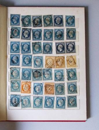 1849-1874, Lot de classiques de France, orienté sur