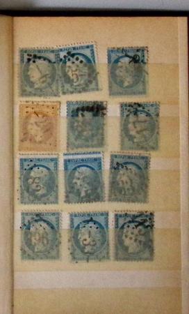 1849-1874, Lot de classiques de France, orienté sur