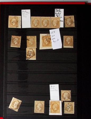 1849-1874, Lot de classiques de France, orienté sur