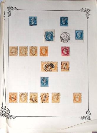 1849-1874, Lot de classiques de France, orienté sur
