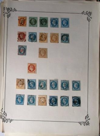 1849-1874, Lot de classiques de France, orienté sur