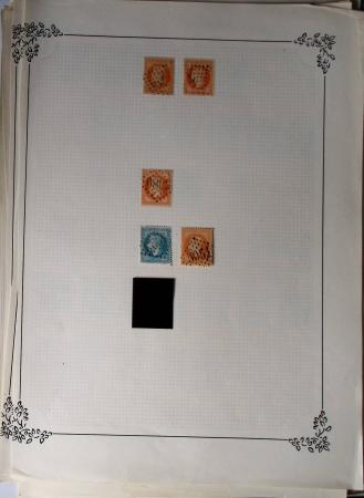 1849-1874, Lot de classiques de France, orienté sur