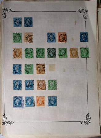 1849-1874, Lot de classiques de France, orienté sur
