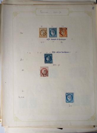 1849-1874, Lot de classiques de France, orienté sur
