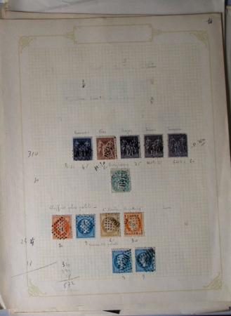 1849-1874, Lot de classiques de France, orienté sur