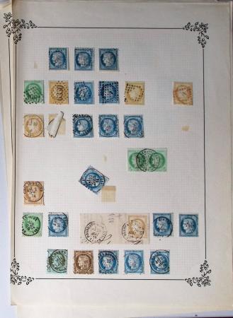 1849-1874, Lot de classiques de France, orienté sur