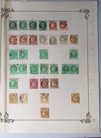 1849-1874, Lot de classiques de France, orienté sur