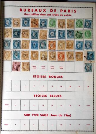 1849-1874, Lot de classiques de France, orienté sur