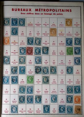 1849-1874, Lot de classiques de France, orienté sur