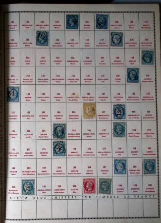 1849-1874, Lot de classiques de France, orienté sur