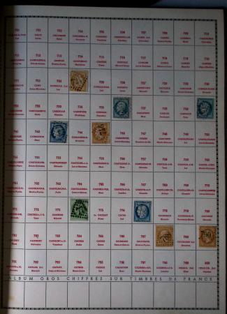 1849-1874, Lot de classiques de France, orienté sur