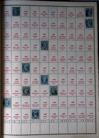 1849-1874, Lot de classiques de France, orienté sur